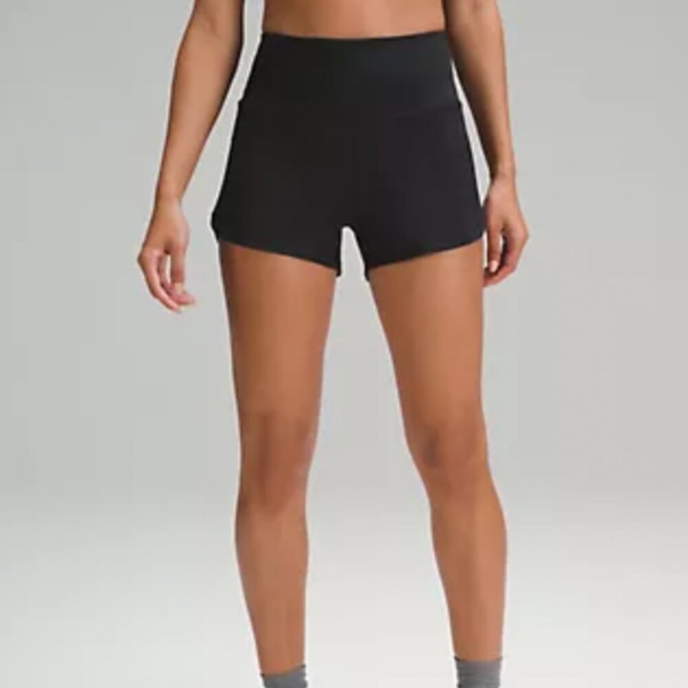 Lululemon Speed Up High-Rise Lined Short 4" Black